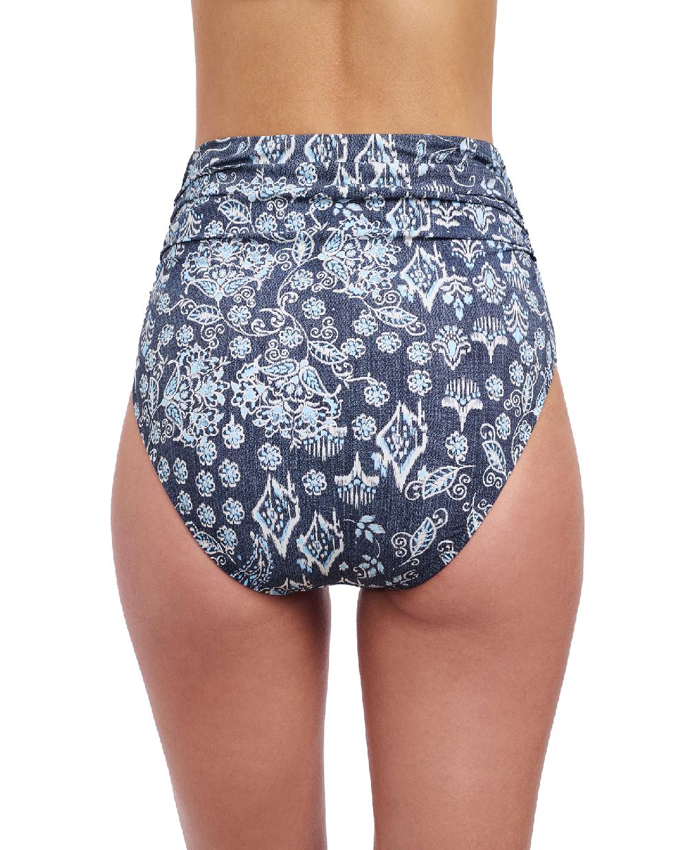 Gottex Flores Shirred High Waist Swim Bottom Profile
