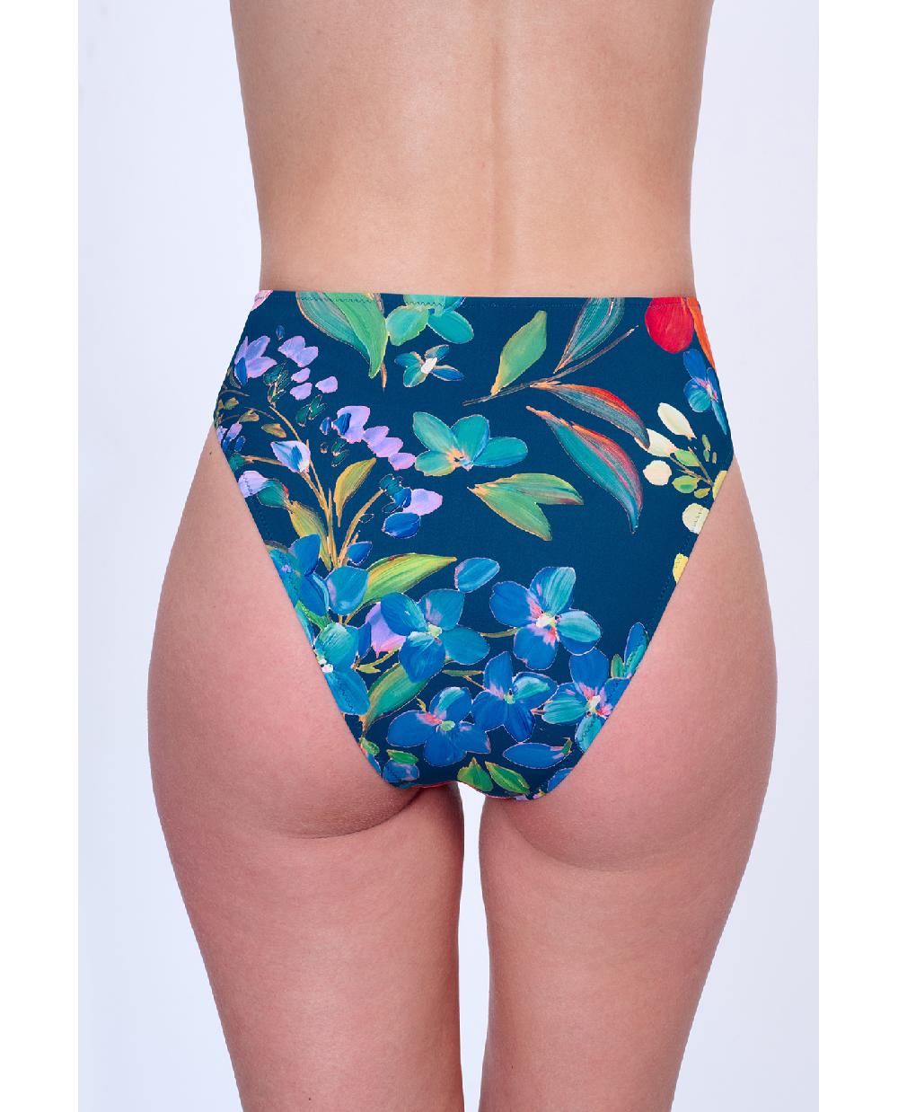 Gottex Garden Dream High Waist Bikini Bottom Garden