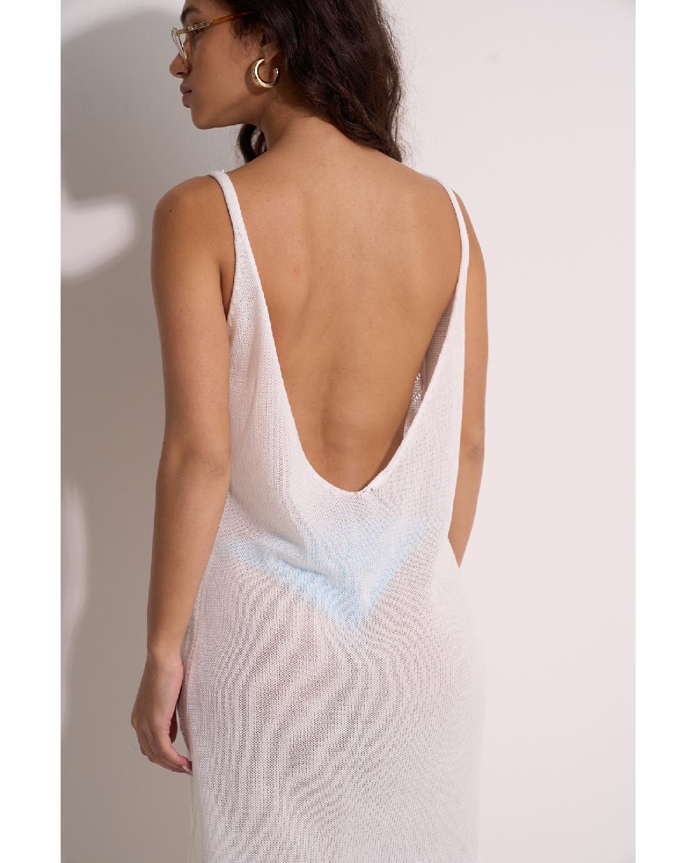 Gottex Geometric Crochet Mini Beach Dress Cover-Up Geometric