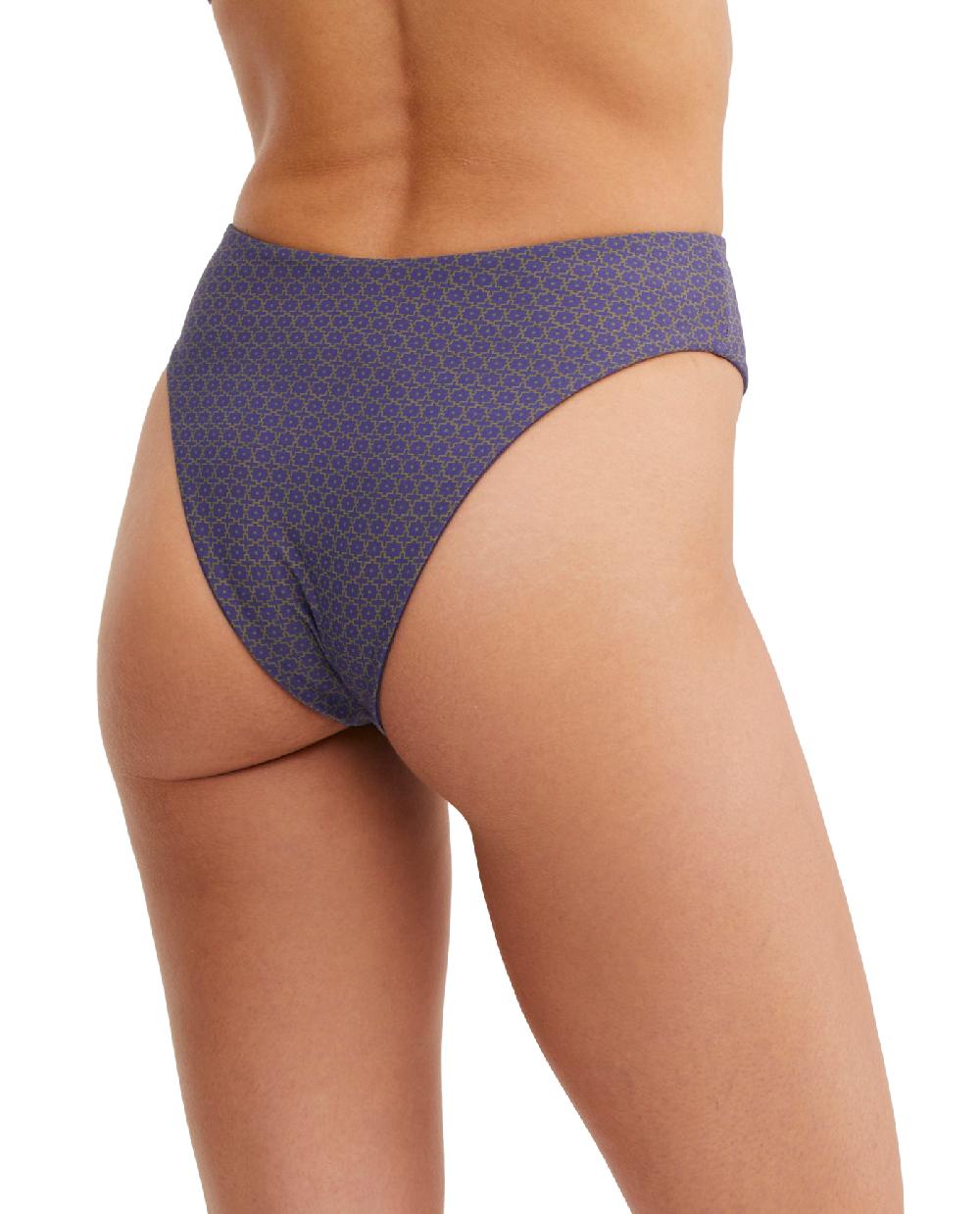 Gottex Golden Hour Tyra High Leg High Waist Pant Navy