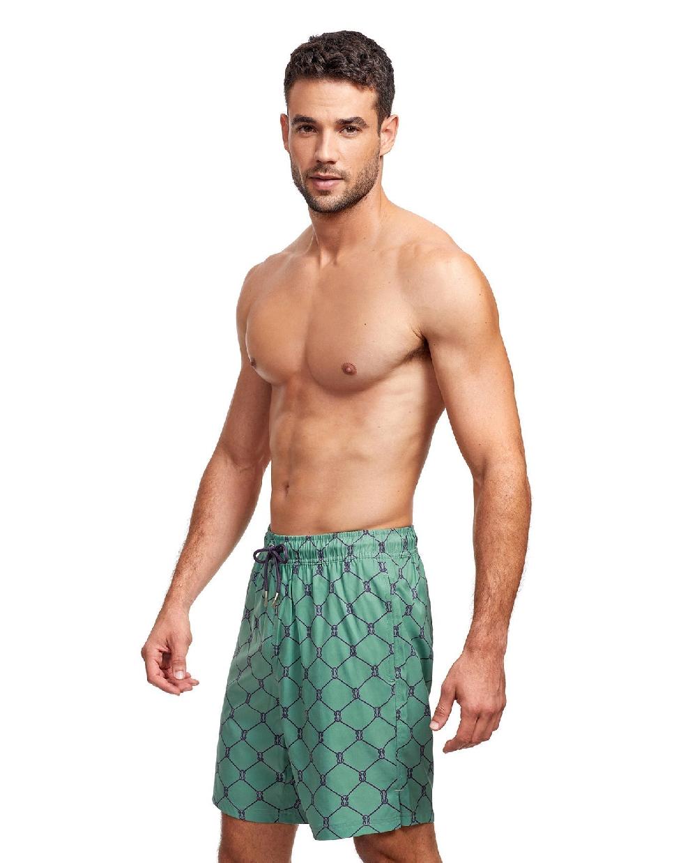 Gottex 7-Inch Swim Trunks Green