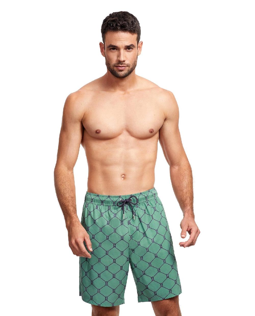 gottex 7-Inch Swim Trunks Green