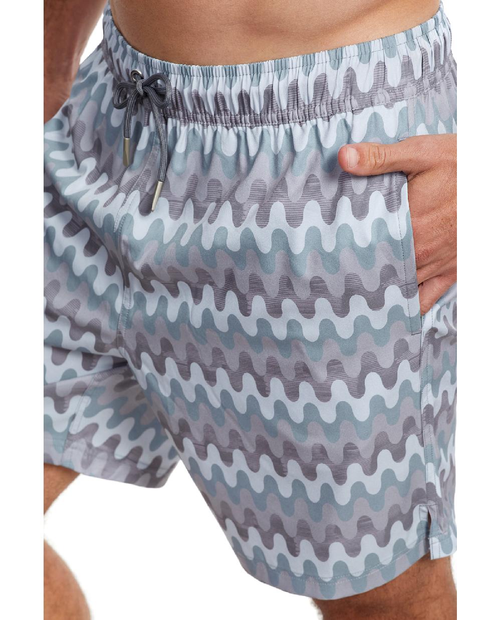 Gottex 7-Inch Swim Trunks Grey