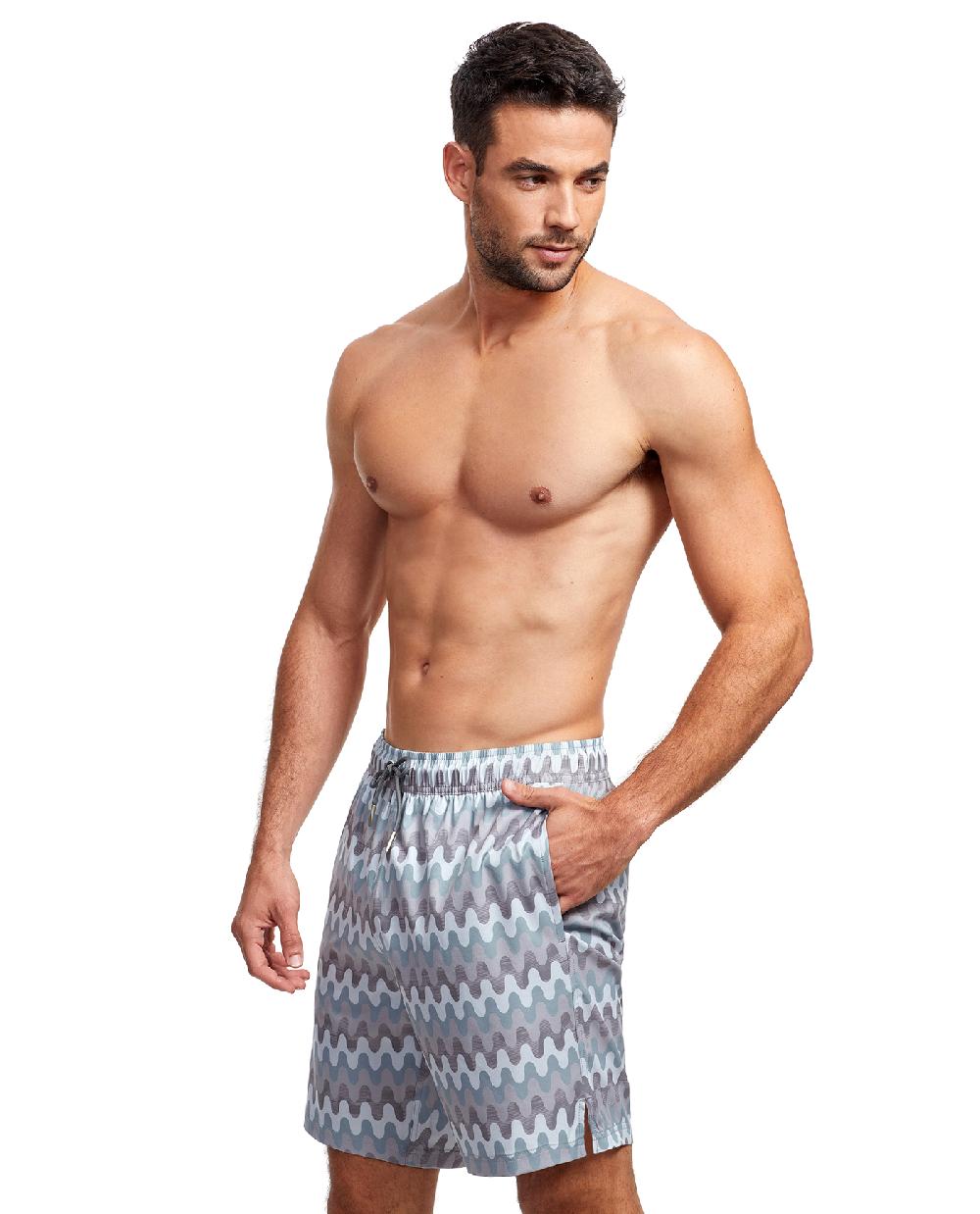 Gottex 7-Inch Swim Trunks Grey