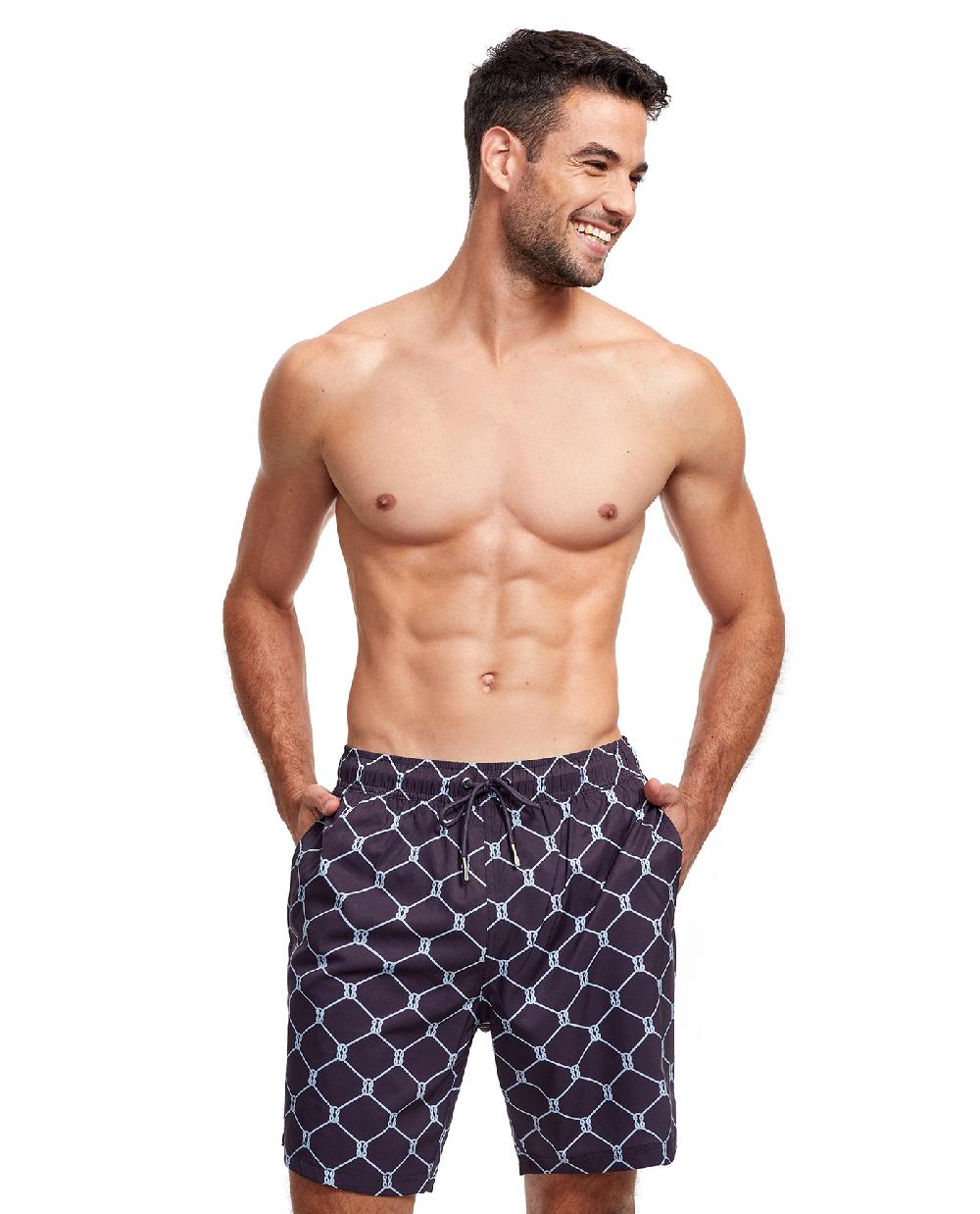 gottex 7-Inch Swim Trunks Navy