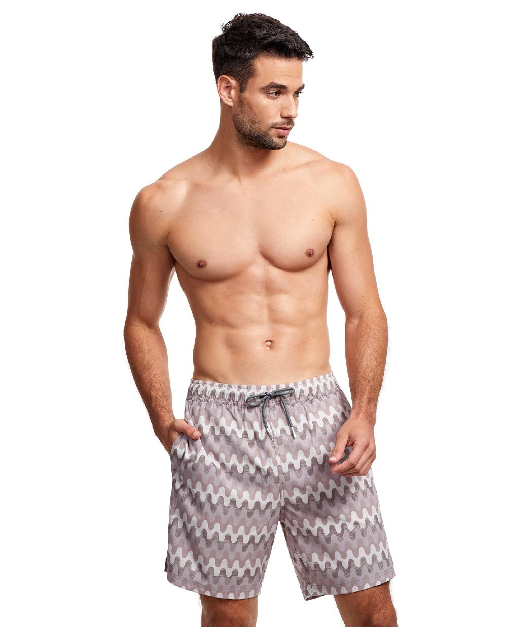 gottex 7-Inch Swim Trunks Taupe