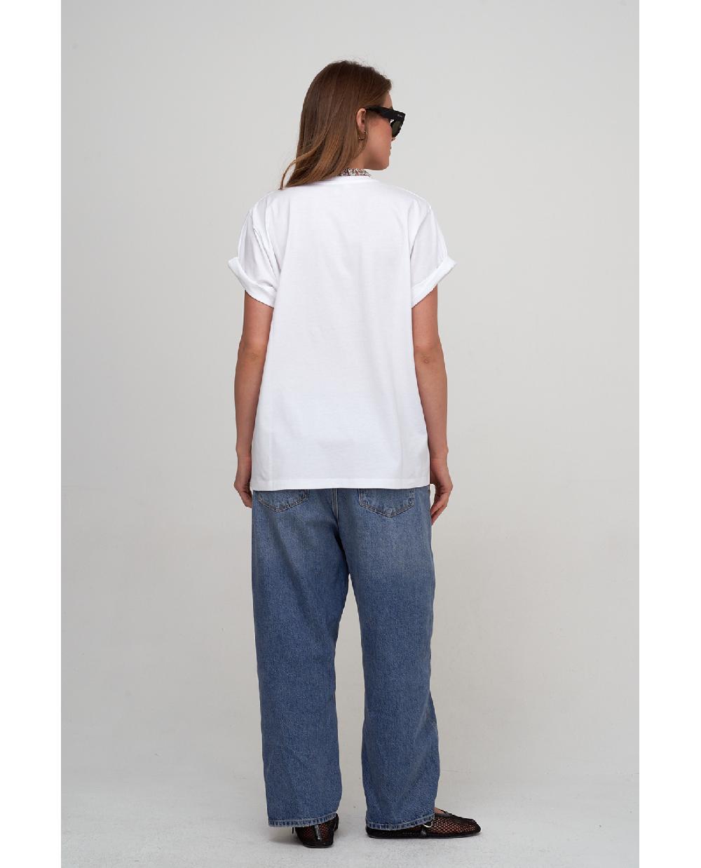 Gottex Airport Cotton Graphic T-Shirt Black