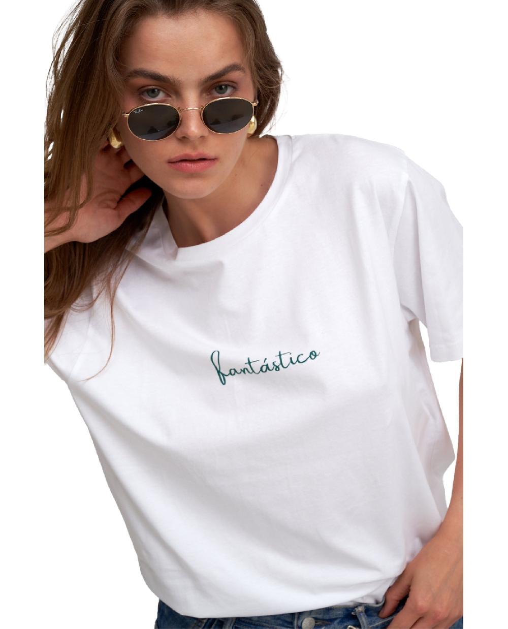 gottex Airport Cotton Graphic T-Shirt White