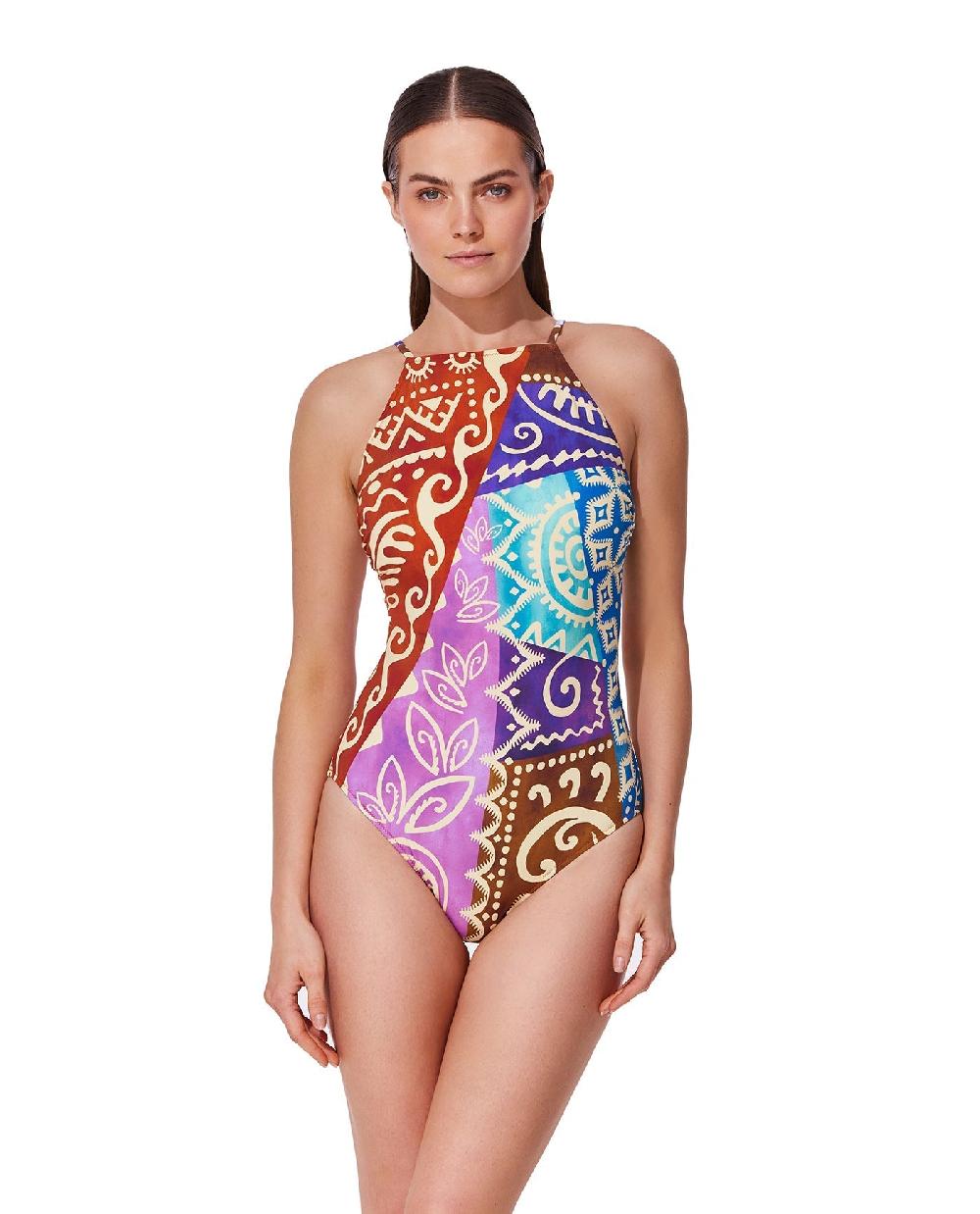 gottex Ashanti High Neck One Piece Ashanti
