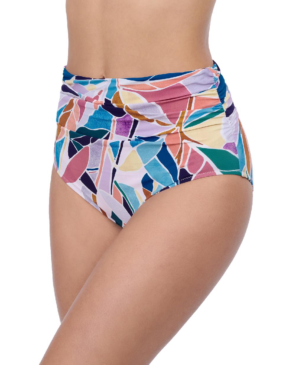 Gottex Aura Shirred High Waist Swim Bottom Profile