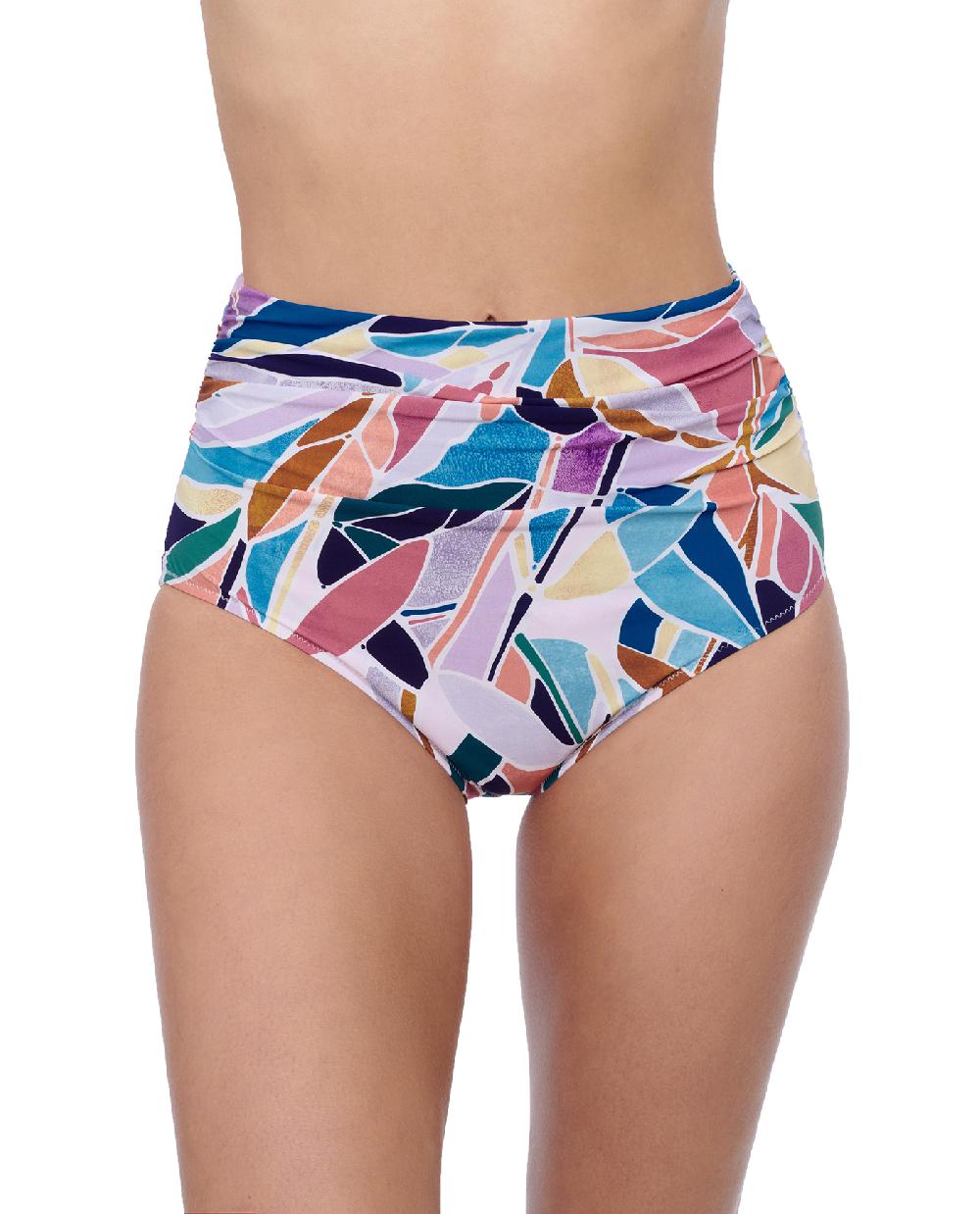 gottex Aura Shirred High Waist Swim Bottom Profile