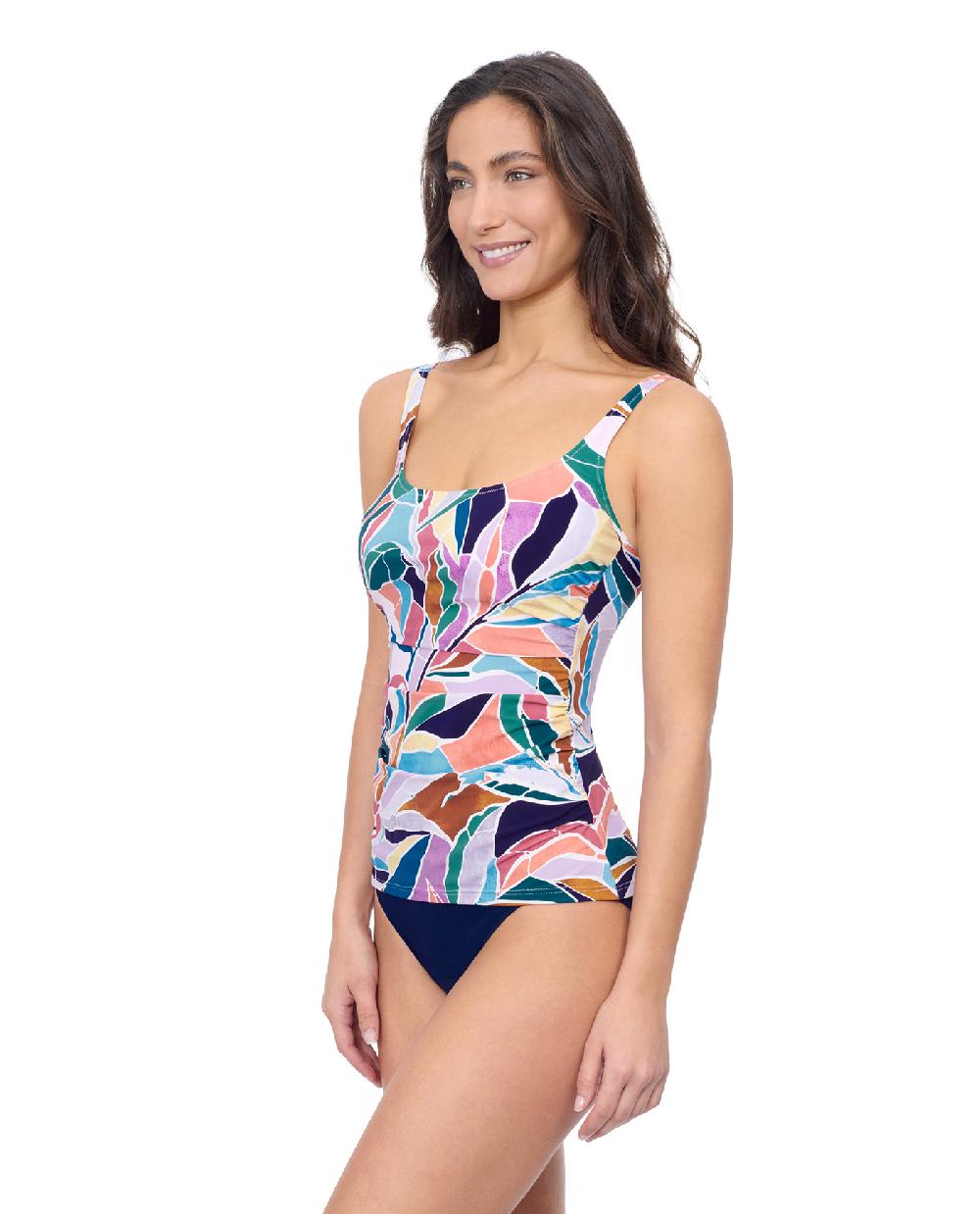 Gottex Aura Square Neck D Cup Tankini Profile