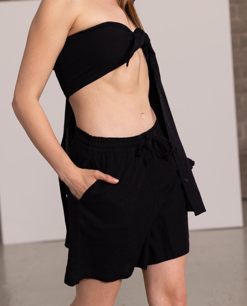 gottex Bermuda Cover Up Shorts Black