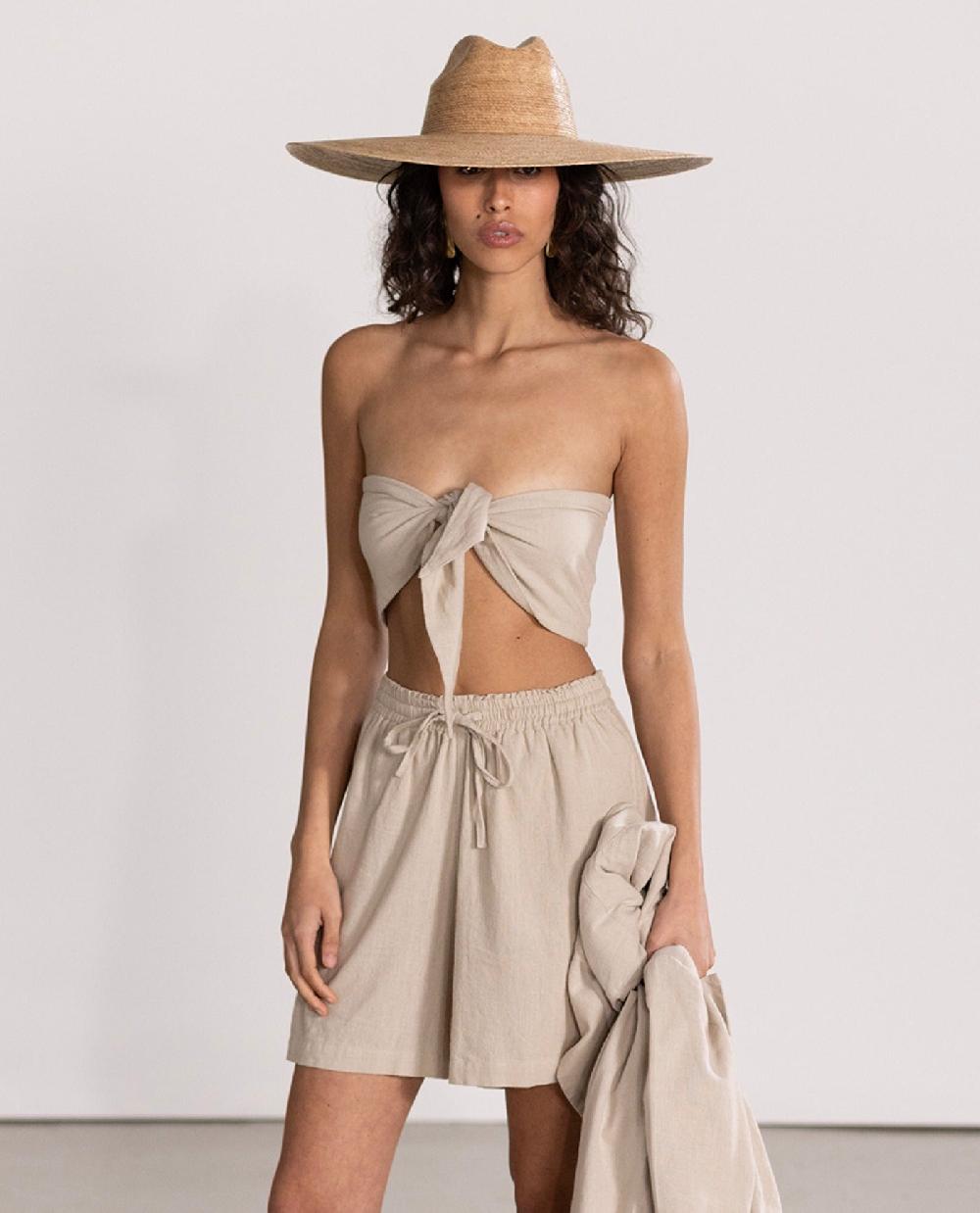 gottex Bermuda Cover Up Shorts Natural