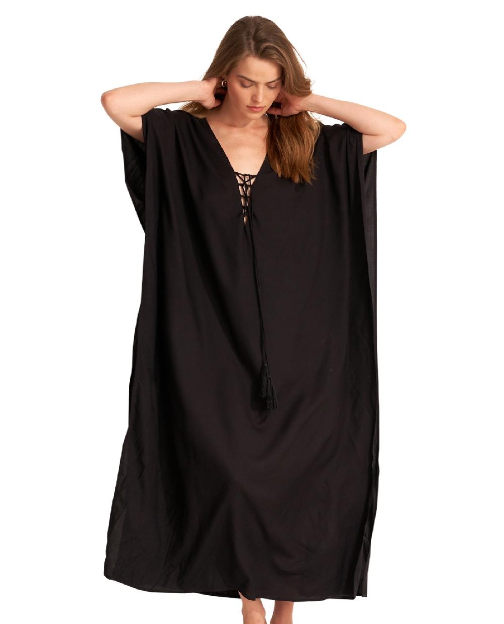 Gottex Best Lace Up Cover Up Kaftan Best
