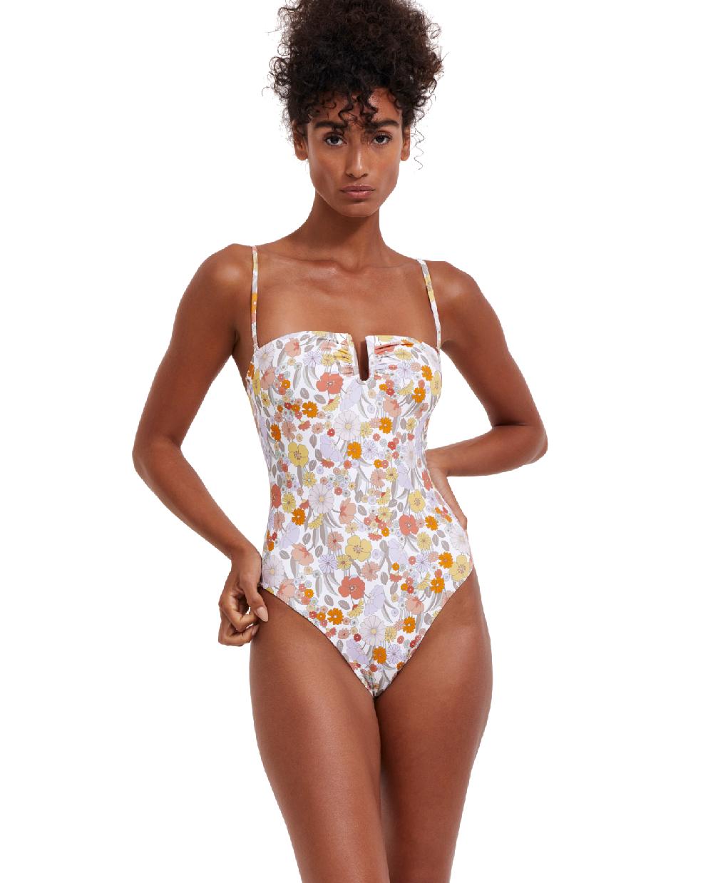 Gottex Botanic Party Bandeau One Piece Botanic