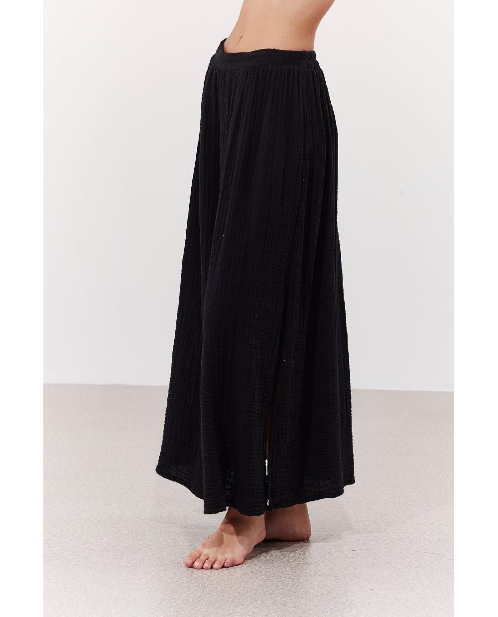 Gottex Cloudshore Midi Skirt Cover-Up Black
