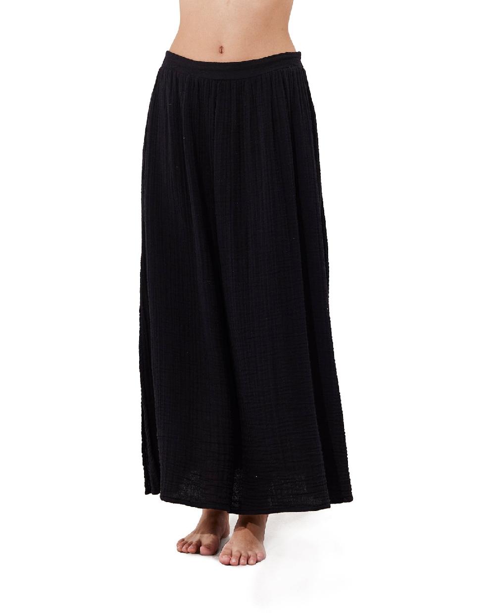 gottex Cloudshore Midi Skirt Cover-Up Black