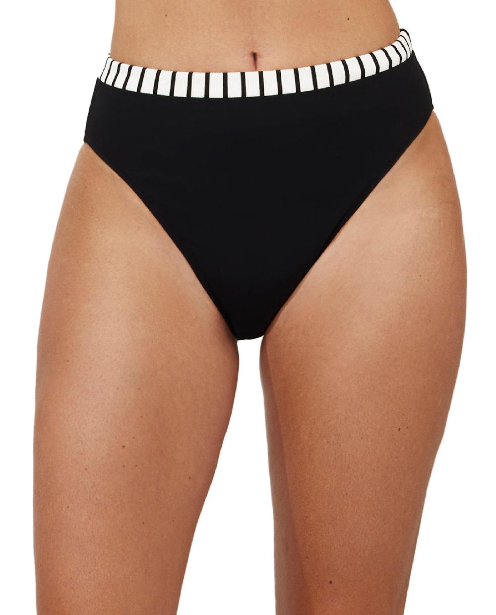 gottex Coco High Waist Bikini Bottom Black