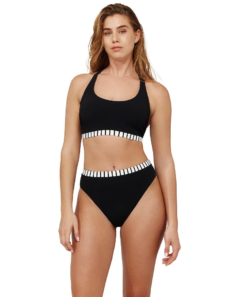 gottex Coco Scoop Neck Bikini Top Black