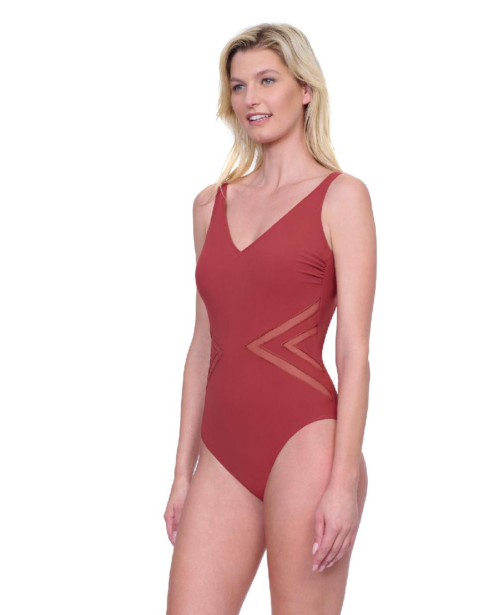 Gottex Day Dreamer V Neck One Piece Swimsuit Day