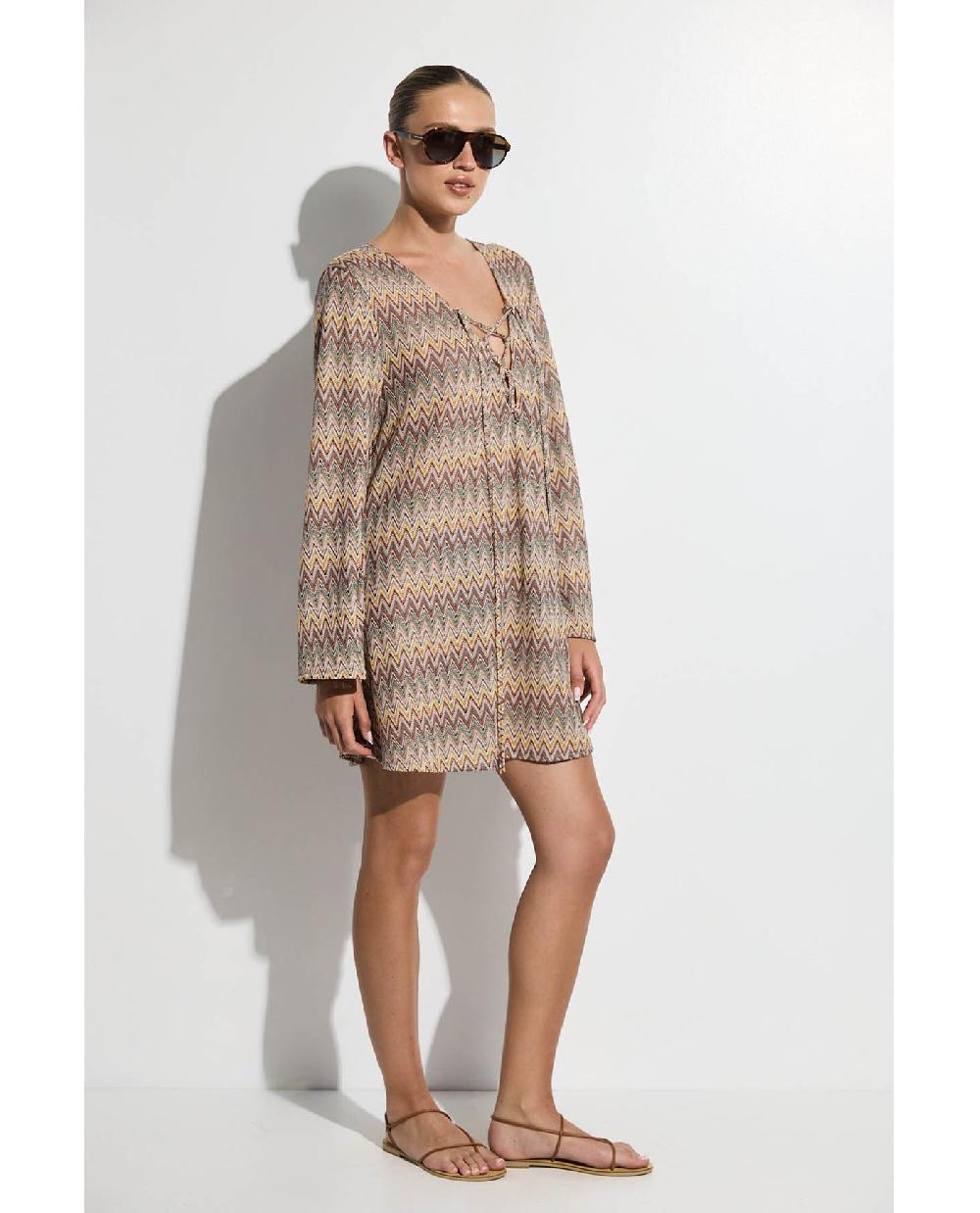 Gottex Desert Mirage Verni Mini Beach Dress Desert