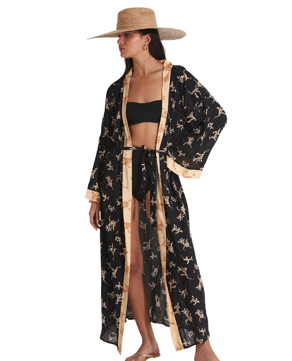 gottex Diamond Midi Cover Up Kimono Diamond