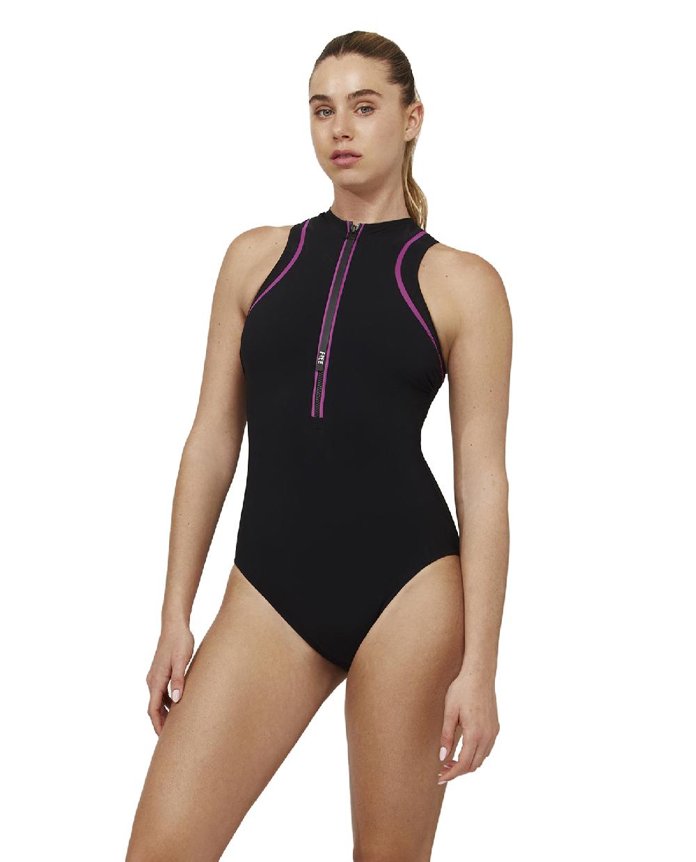 gottex Duke High Neck Front Zip One Piece Duke
