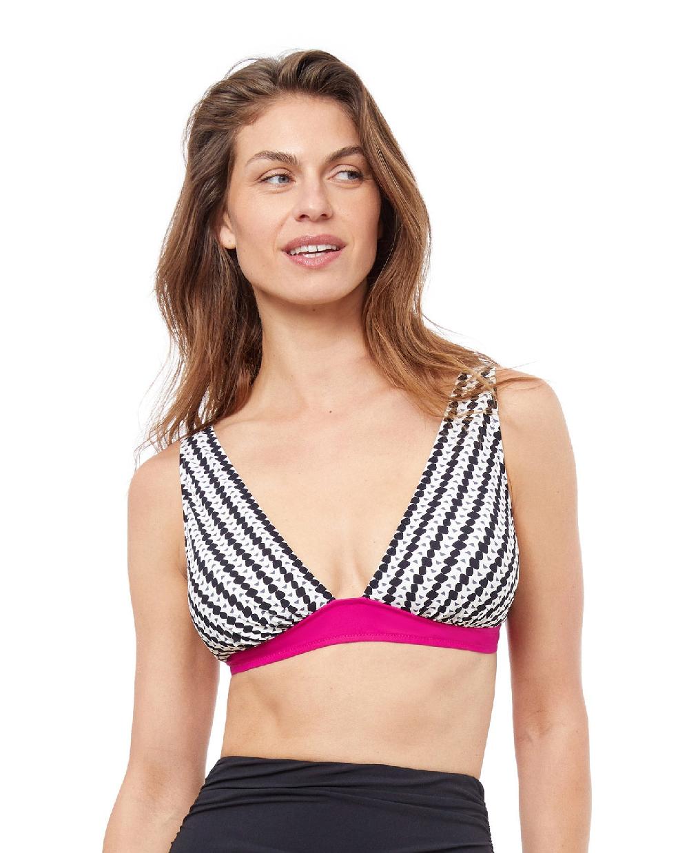 Gottex Enya V-Neck Bikini Top Profile