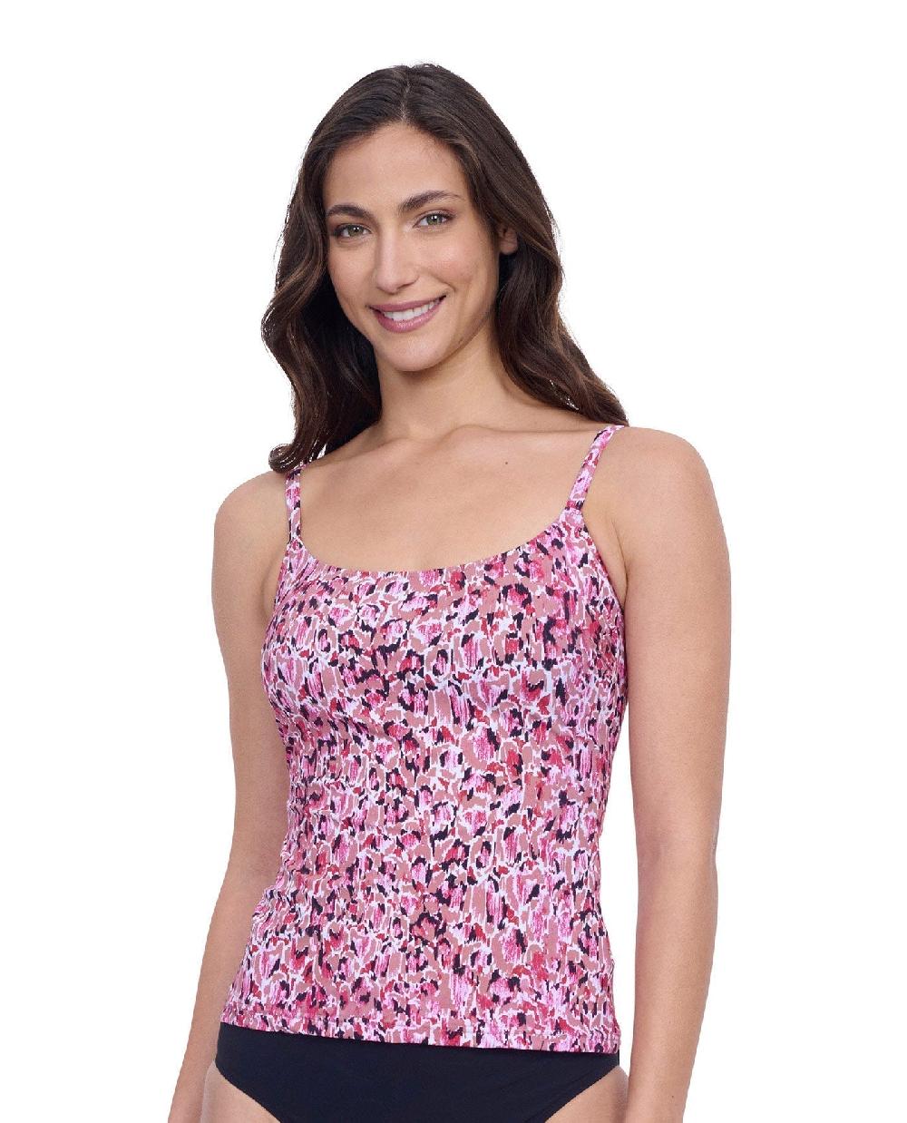 gottex Exclusive Round Neck Tankini Top Profile