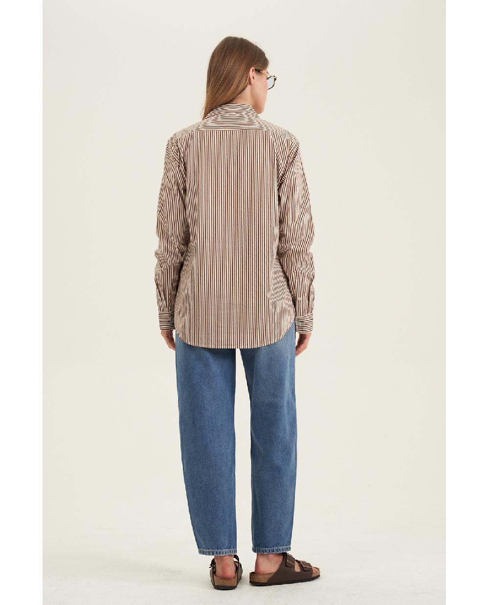 Gottex Fitted Cotton Button-Down Shirt Brown