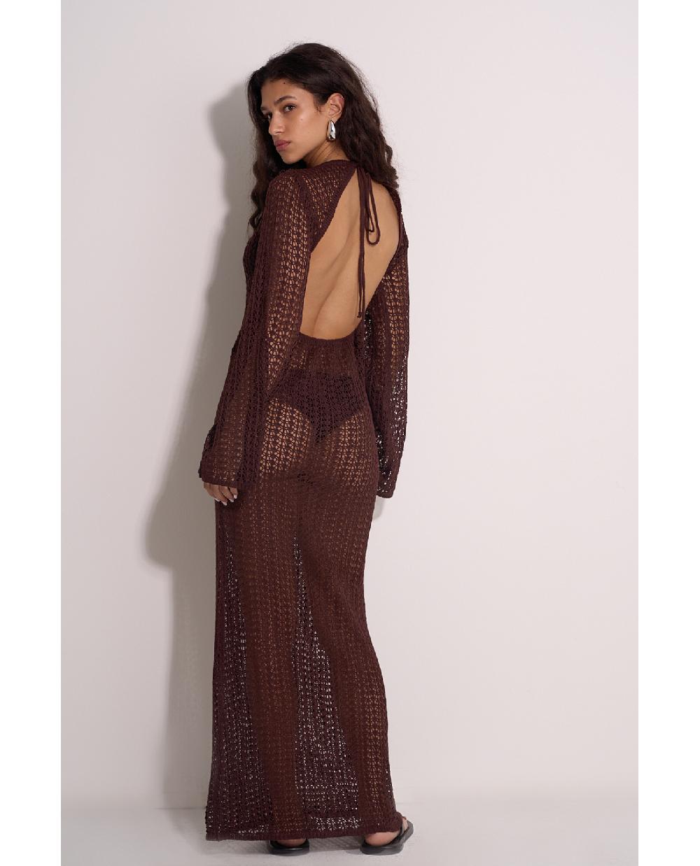 Gottex Flora Crocheted Beach Dress Cover-Up Flora