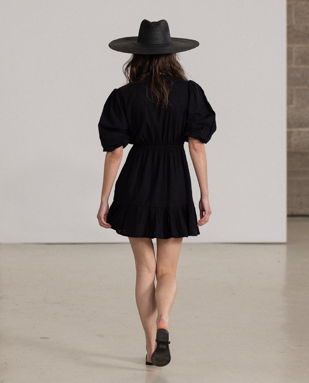 Gottex Front Tie V-Neck Cover Up Dress Black