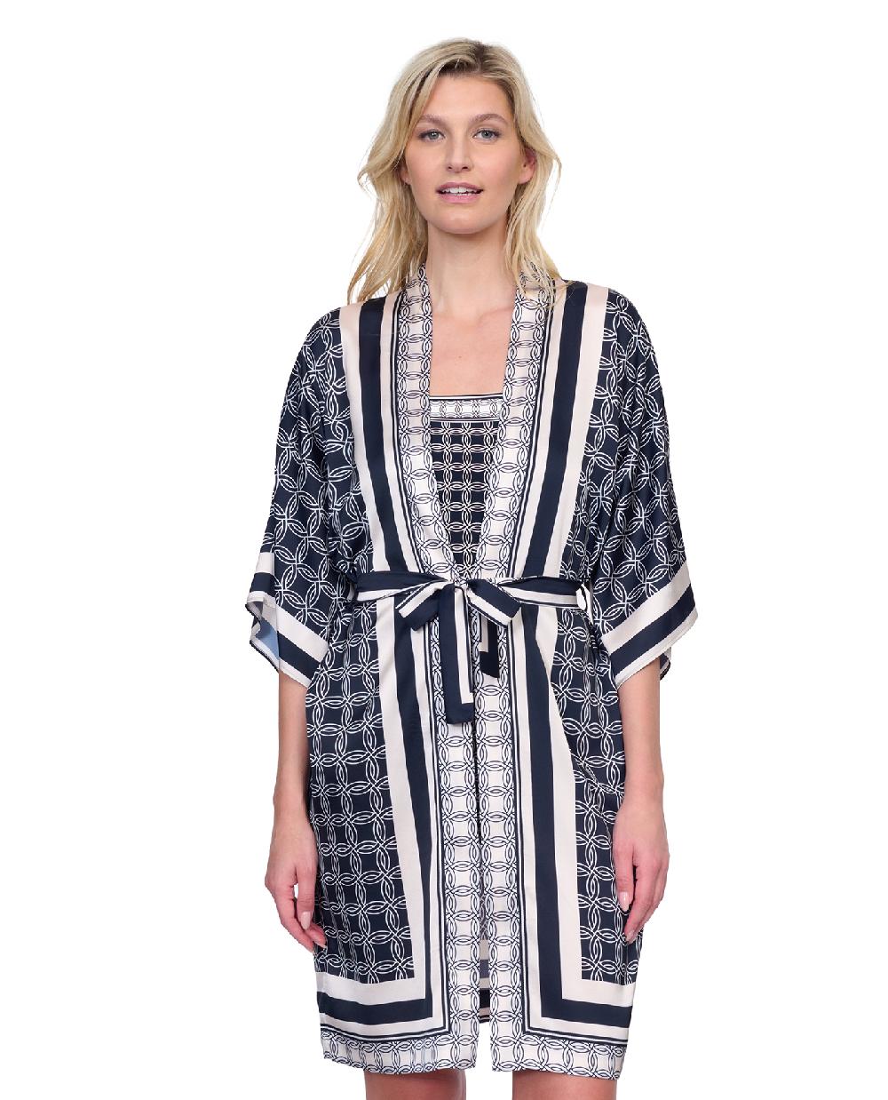 Gottex Golden Chic Belted Robe Cover Up Golden