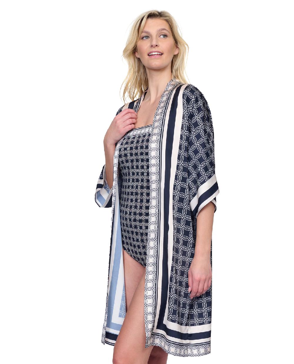 Gottex Golden Chic Belted Robe Cover Up Golden