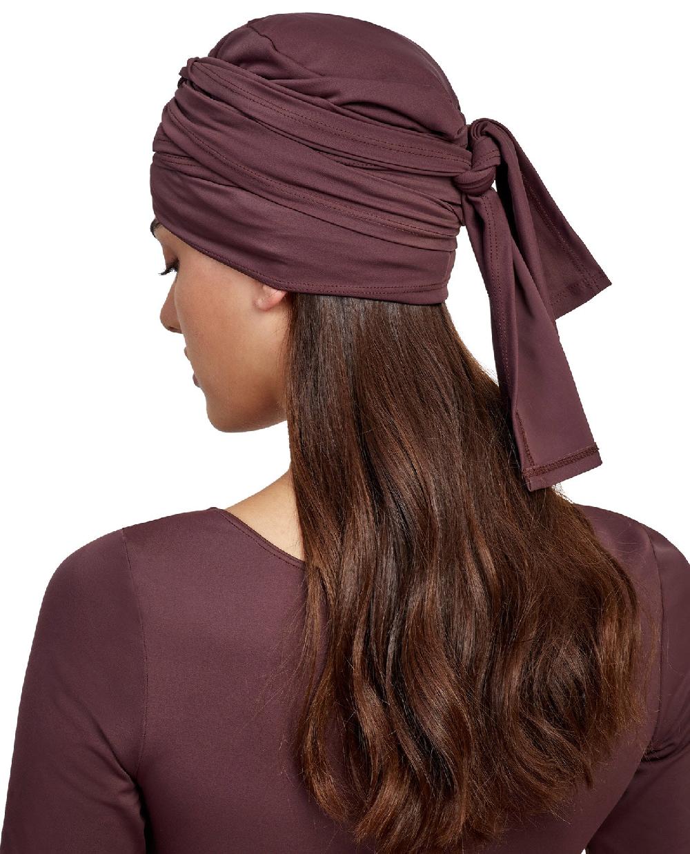 Gottex Hair Covering With Tie Brown