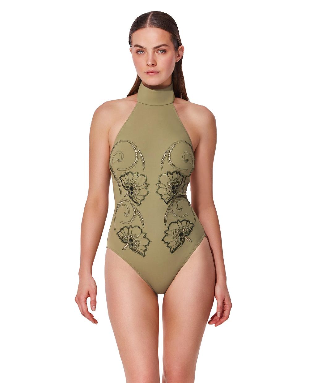 gottex Hokkaido Mock Neck One Piece Light