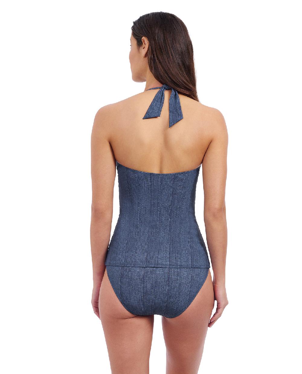 Gottex Isabelle V-Neck Halter Tankini Top Profile