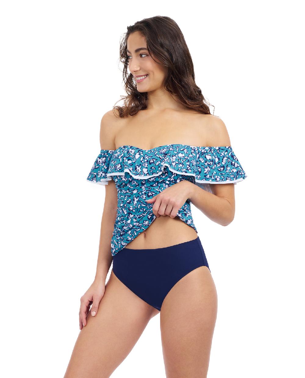 Gottex Juliette Off Shoulder Tankini Tops Profile