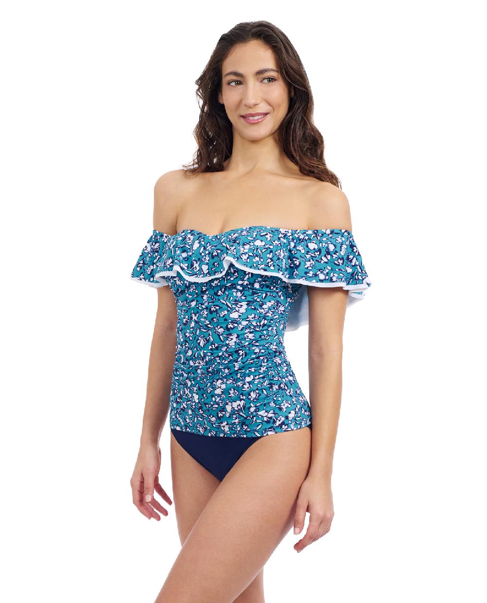 gottex Juliette Off Shoulder Tankini Tops Profile