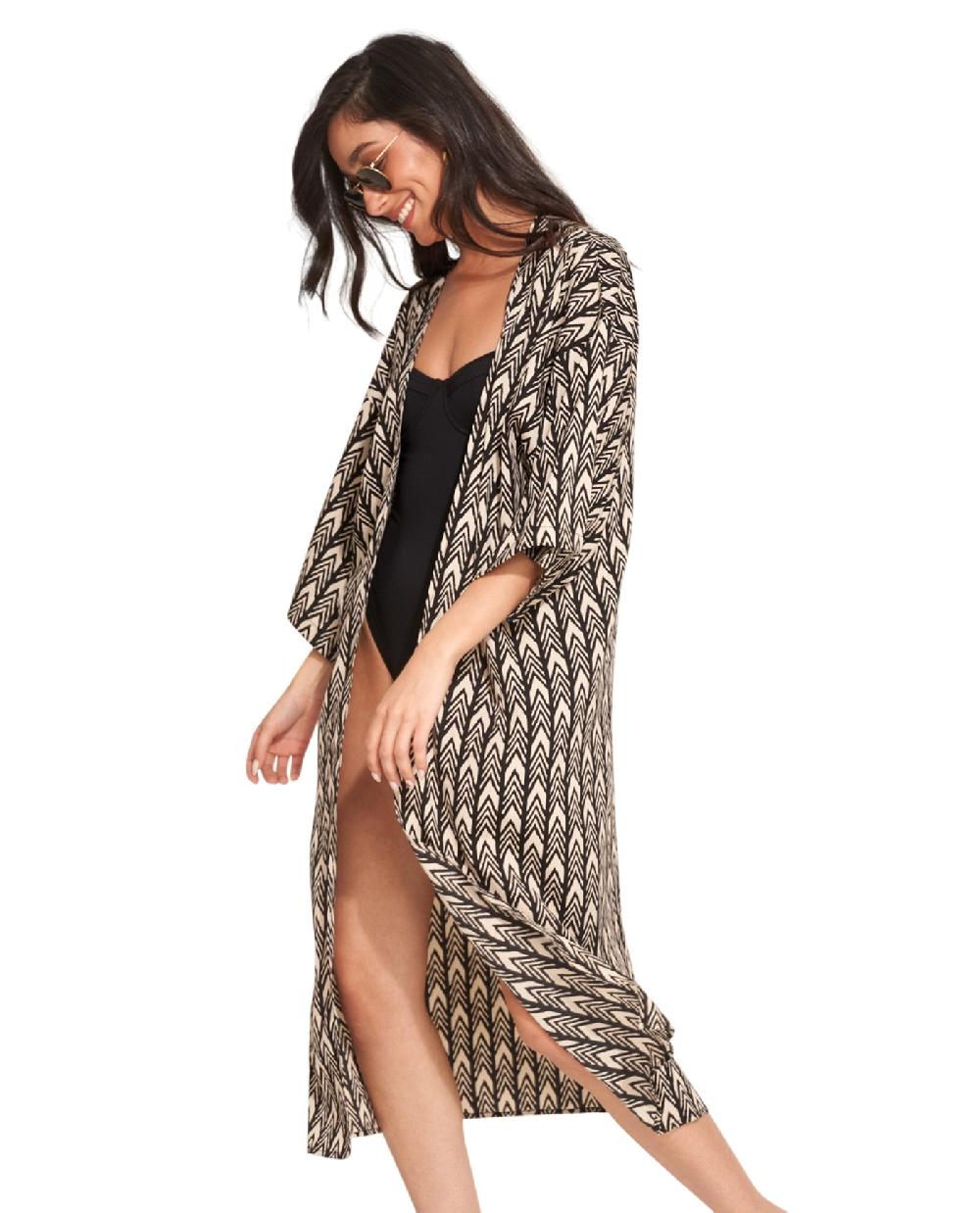 Gottex Karen Midi Cover Up Kimono Karen