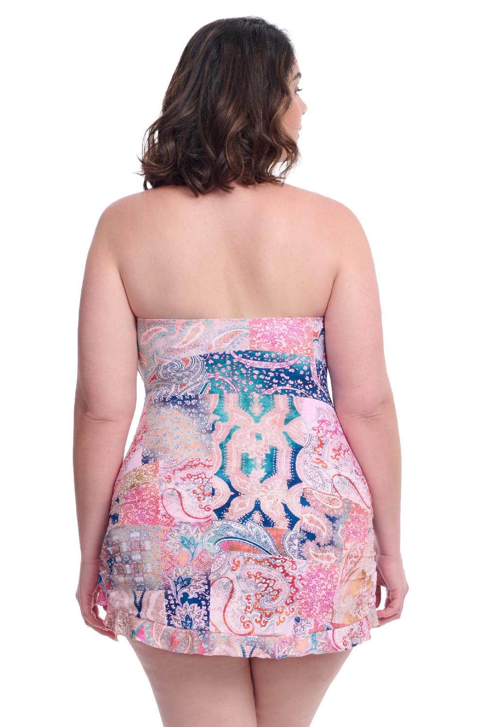 Gottex Karma Plus Size Bandeau Swimdress Profile