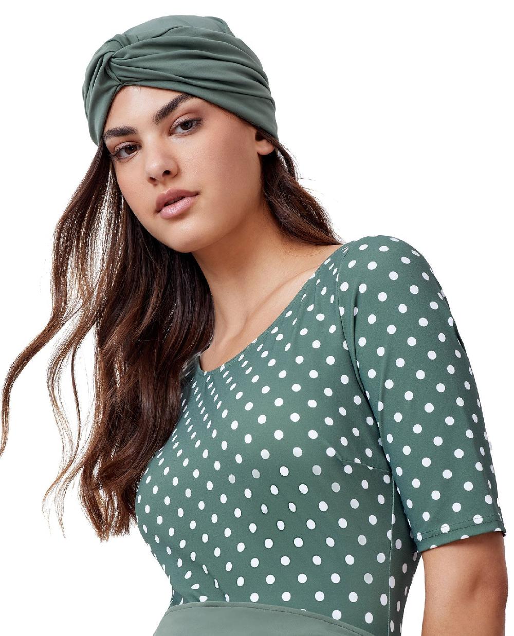 gottex Knotted Hair Covering Khaki