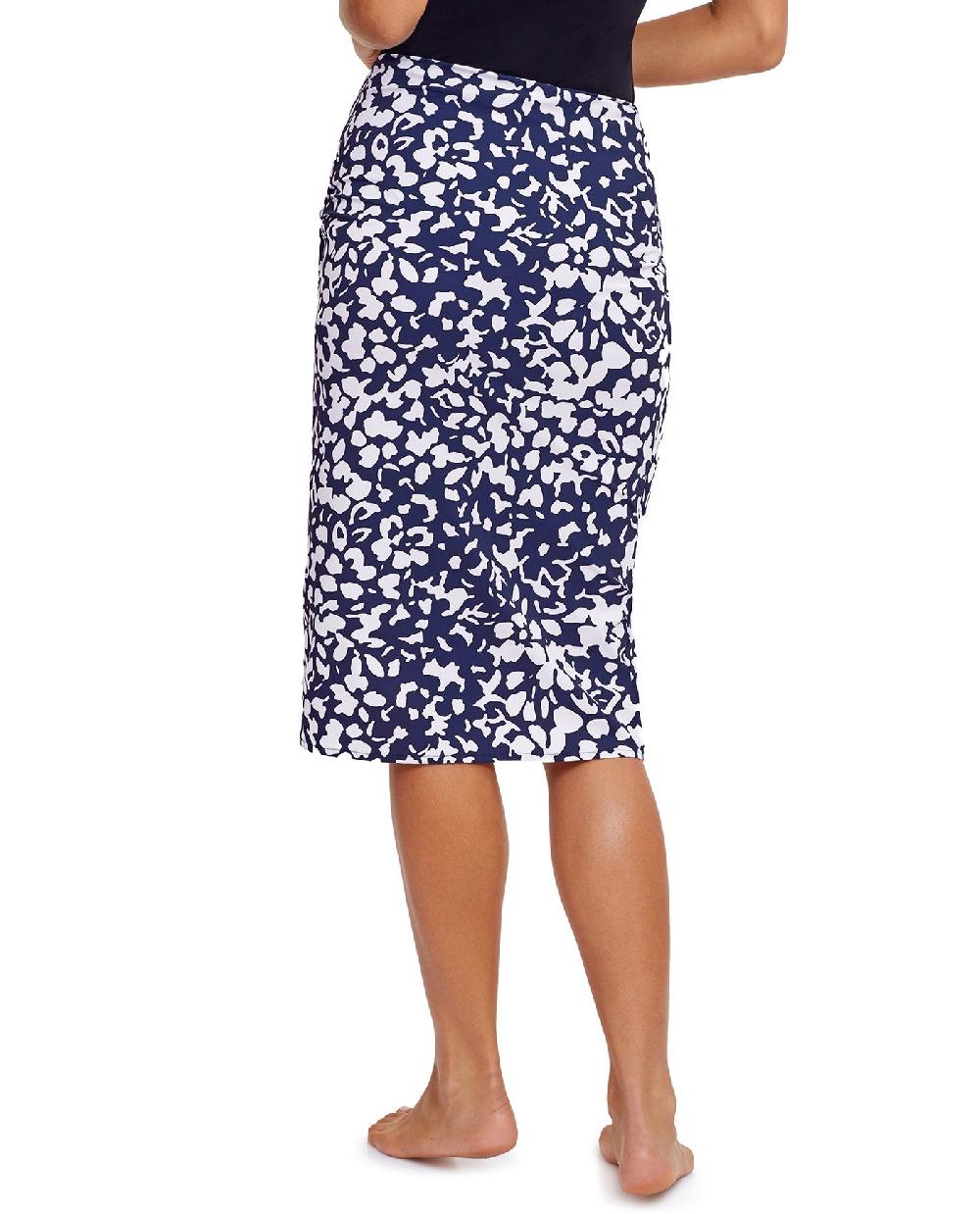 Gottex Long Draped Wrap Skirt Pop