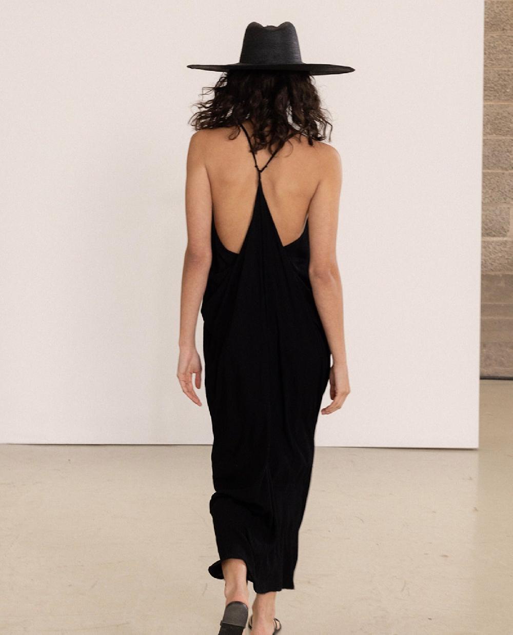 Gottex Maxi Cover Up Dress Black