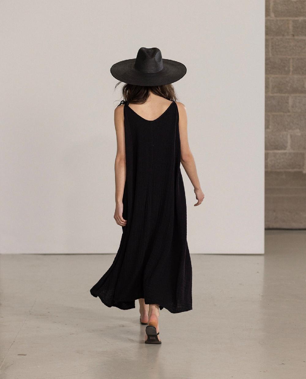 Gottex Maxi Cover Up Dress Black