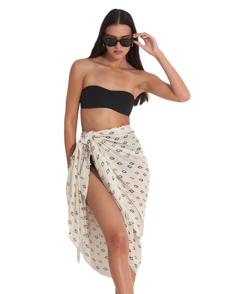 gottex Maya Cover Up Sarong Wrap Skirt Maya