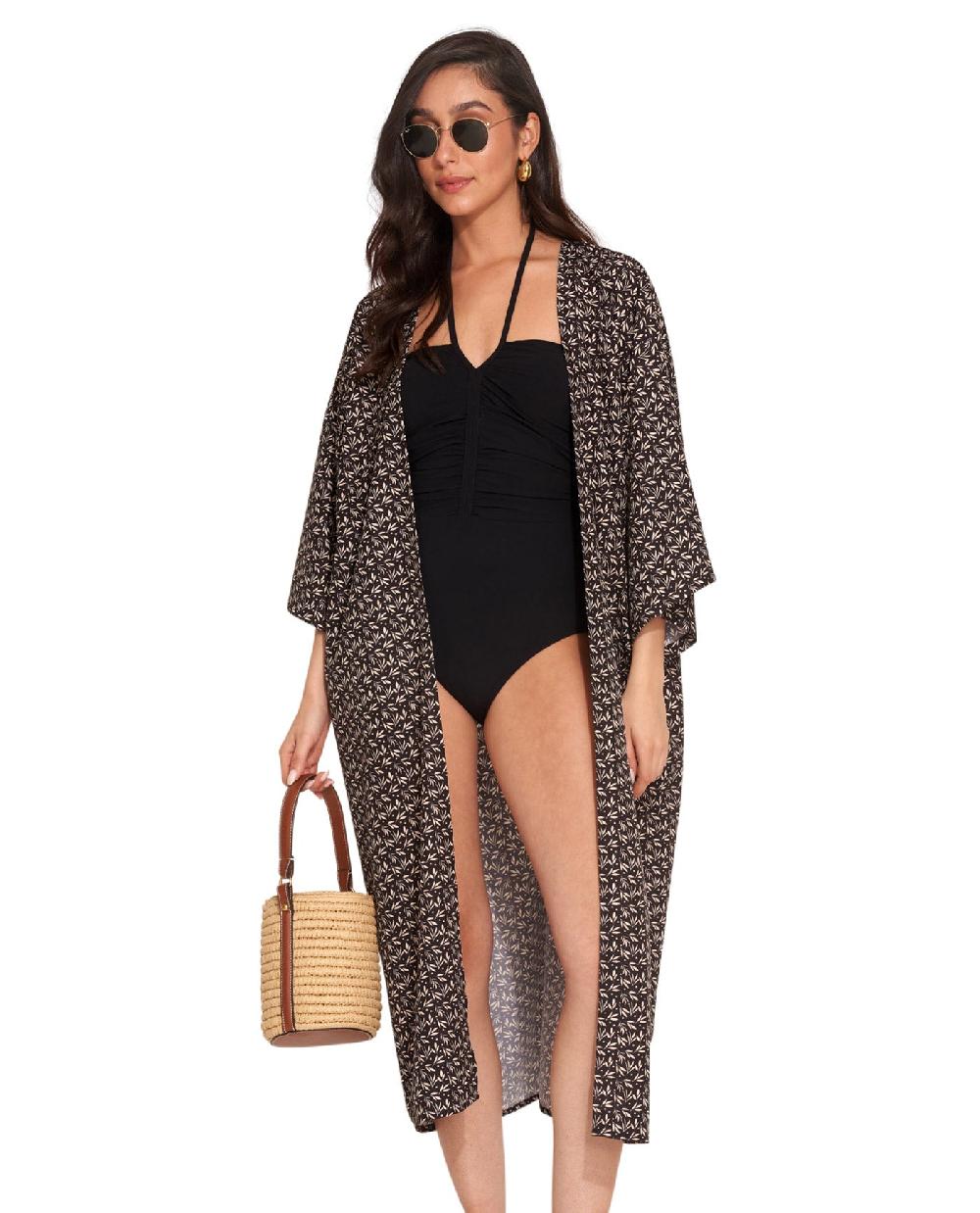 gottex Mika Midi Cover Up Kimono Mika