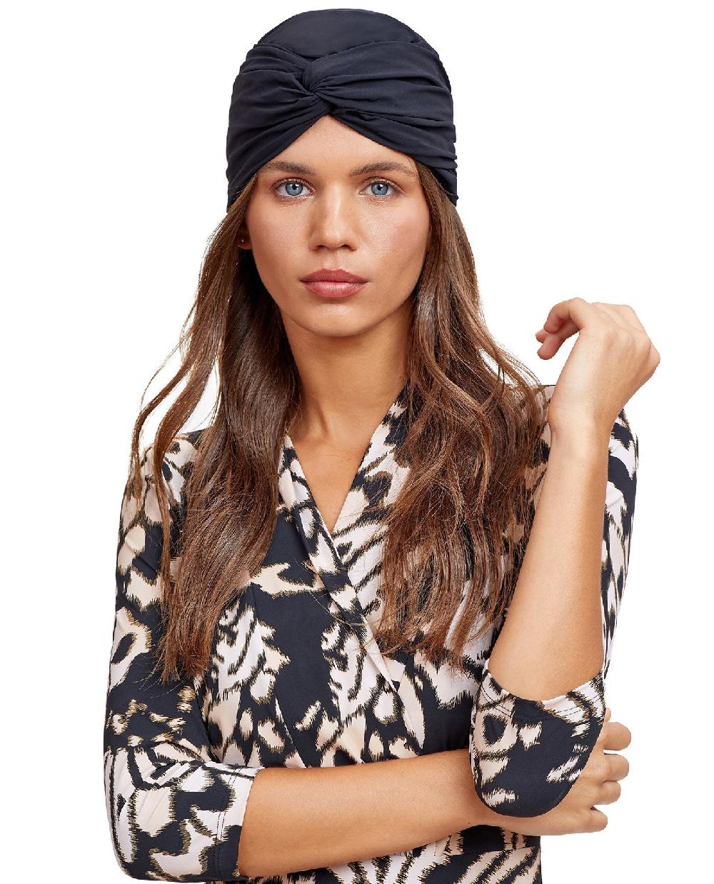 gottex Modest Knot Swim Hair Covering Black