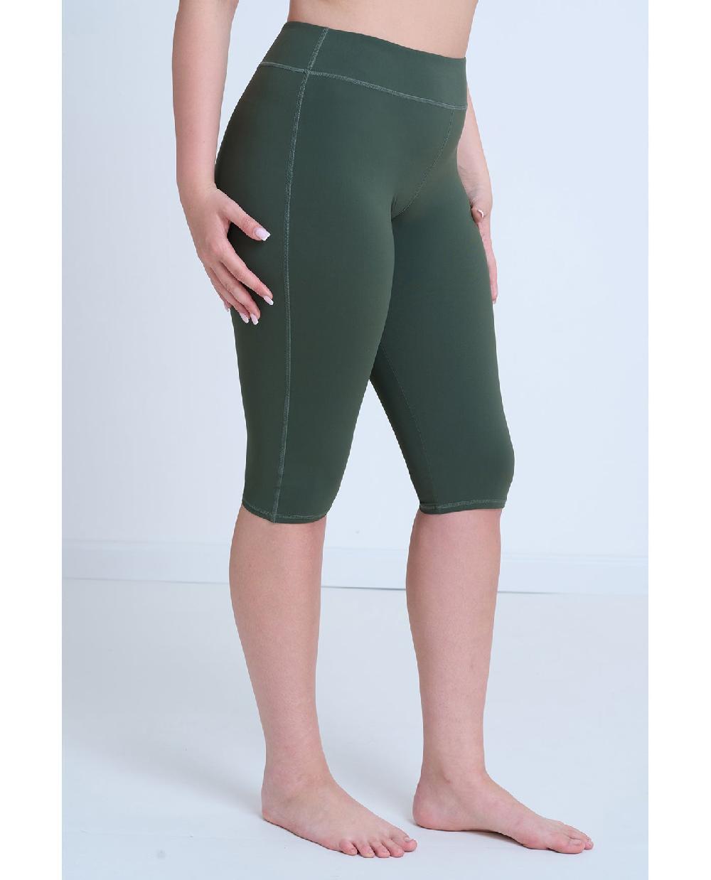 Gottex Modest Short Swim Leggings Khaki